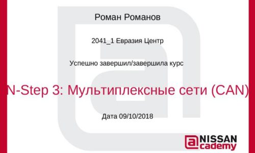 Сертификат повышения квалификации автоэлектрика в Омске